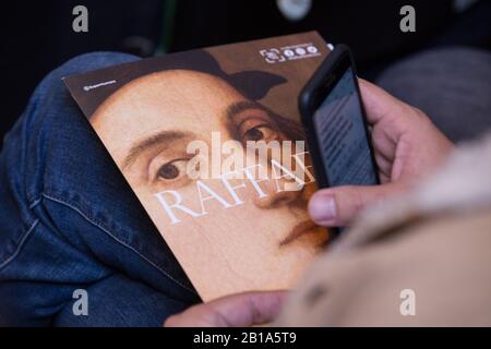 Roma, Italien. Februar 2020. Pressekonferenz zur Präsentation der Ausstellung "Raffaello" in MiBACT, Ministerium für Kulturerbe und Aktivitäten und Tourismus (Foto von Matteo Nardone/Pacific Press) Credit: Pacific Press Agency/Alamy Live News Stockfoto