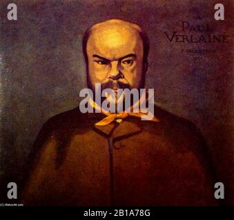 Félix Vallotton, 1902 - Paul Verlaine. Stockfoto
