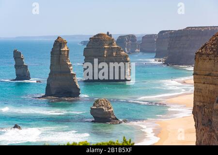 The Twelve Apostles, Port Campbell National Park, Western District, Victoria, Australien Stockfoto