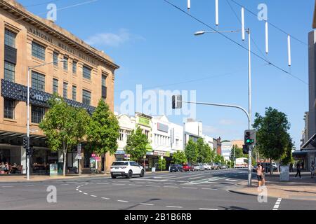 Malop Street von Moorabool Street, Geelong, Grant County, Victoria, Australien Stockfoto