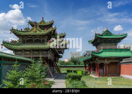 Winterpalast von Bogd Khan in der Mongolei Stockfoto