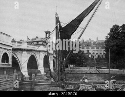 Frith, Francis - Richmond Bridge Stockfoto