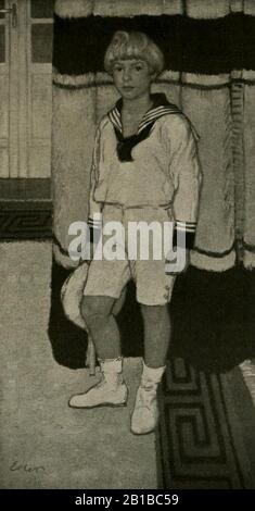 Fritz Erler - Fritzl, 1913. Stockfoto