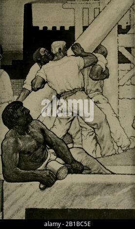 Fritz Erler - Ausschnitt aus den Wandbildern im Festsaal des neuen Rathauses in Hannover, 1913 (9). Stockfoto