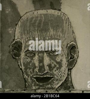 Fritz Erler - Ausschnitt aus den Wandbildern im Festsaal des neuen Rathauses in Hannover, 1913 (8a). Stockfoto