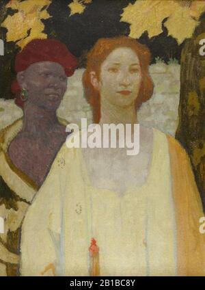 Fritz Erler malte 1910. Stockfoto