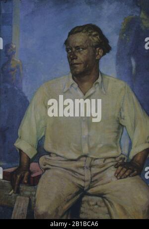 Fritz Erler - Professor Josef Thorak, 1939. Stockfoto