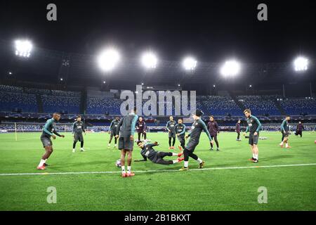 Neapel, Italien. Februar 2020. Februar 2020; Stadio San Paolo, Neapel, Kampanien, Italien; UEFA Champions League Fußball, Neapel gegen Barcelona, Barcelona Training Credit: Action Plus Sports Images/Alamy Live News Stockfoto