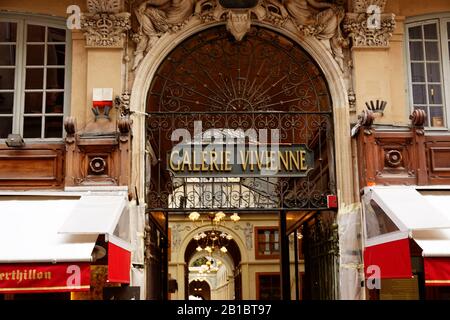 Galerie Vivienne Shops Paris Frankreich Stockfoto