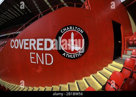 Februar 2020, The Valley, London, England; Sky Bet Championship, Charlton Athletic V Luton Town:General View of the Valley Home of Charlton Athletic Stockfoto