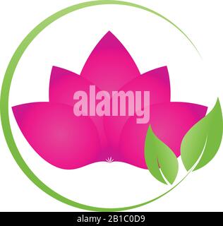 Blätter, Pflanzen, Wellness, Heilpraktiker, logo Stock Vektor