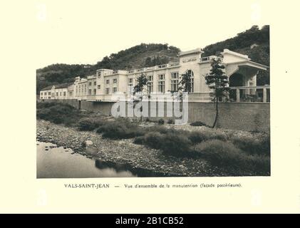 G.-L. Arlaud-recueil Vals Saint Jean-embouteillage, l'usine. Stockfoto