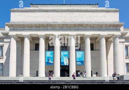 Auckland War Memorial Museum, The Auckland Domain, Parnell, Auckland, Auckland Region, Neuseeland Stockfoto