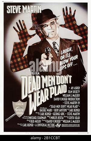 Dead Men Don't Wear Plaid (1982) Regie: Carl Reiner mit Steve Martin, Rachel ward, Alan Ladd und Carl Reiner. Film noir Spoof und Hommage mit Szenen aus klassischen noir-Filmen. Stockfoto