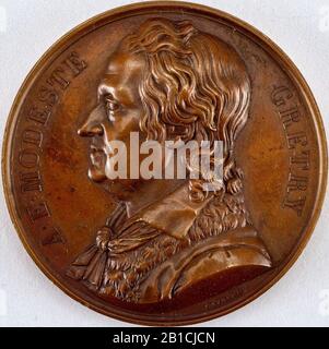 Galerie métallique des Grands hommes français (Große Männer Frankreichs) Medaille, 183266 Stockfoto