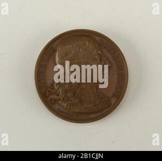 Galerie métallique des Grands hommes français (Große Männer Frankreichs) Medaille, 1823 Stockfoto