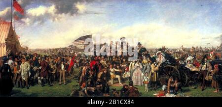 William Powell Frith - The Derby Day - Stockfoto