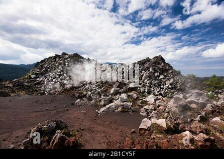 Lave Field, Vulkan Paricutin, Bundesstaat Michoacan, Mexiko, Mittelamerika Stockfoto