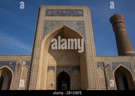 Kalyan Moschee, POI kalyan Komplex, Buchara, Usbekistan Stockfoto