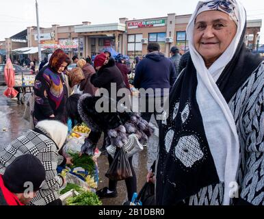 Syobischer Markt, Samarkand, Usbekistan Stockfoto