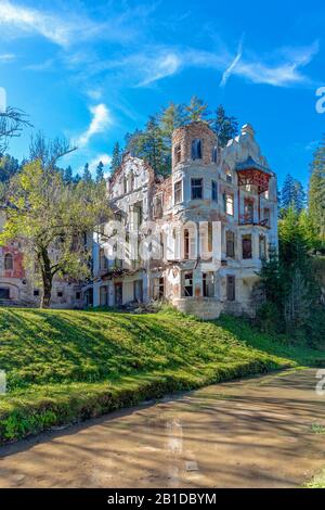 Ruinen von Wildbad Innichen, Südtirol Stockfoto