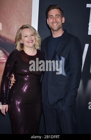 Los Angeles, USA. Februar 2020. A Elisabeth Moss, Oliver Jackson-Cohen 026 besucht die Premiere von Universal Pictures "The Invisible Man" am 24. Februar 2020 im TCL Chinese Theatre in Hollywood, California Credit: Tsuni/USA/Alamy Live News Stockfoto