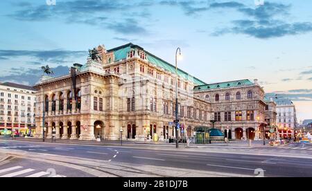 Wien Oper Stockfoto