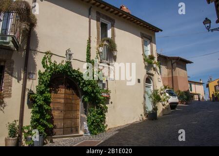 Europa, Italien, Latium, Anguillara Sabazia Stockfoto