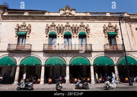 Histric Buildings, Downtown of Morelia, Historic Centre of Morelia, State von Michoacan, Mexiko, Mittelamerika Stockfoto