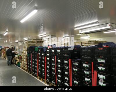 Aktien der Food Bank, Frankreich Stockfoto