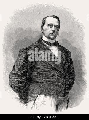 Émile de Girardin, 1802 - 1881, französischer Journalist, Verleger und Politiker Stockfoto