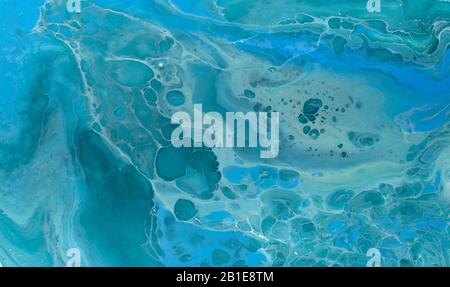 Aquamarin Luxus Natur Muster. Meer aus hoch Stockfoto