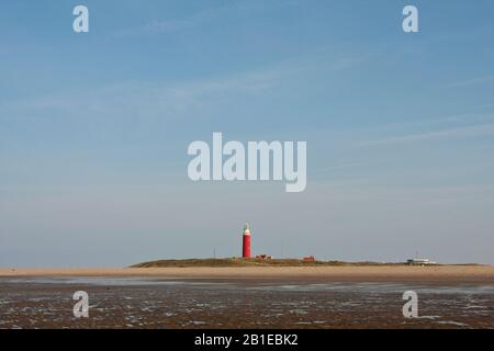 Leuchtturm Eierland auf der Insel Texel, Niederlande, Texel Stockfoto