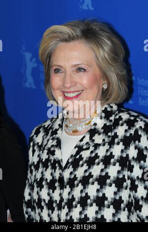 Hillary Clinton besucht die HILLARY Photocall während des Filmfestivals der Berlinale 2020. Stockfoto