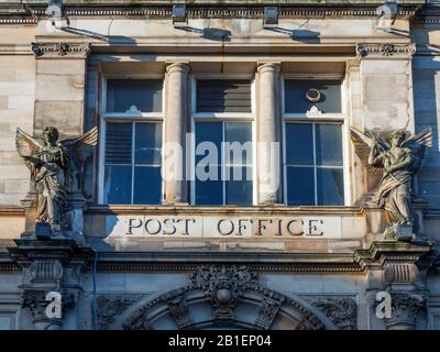 Ehemaliges Postgebäude der General Post in Meadowside in Dundee, Schottland Stockfoto