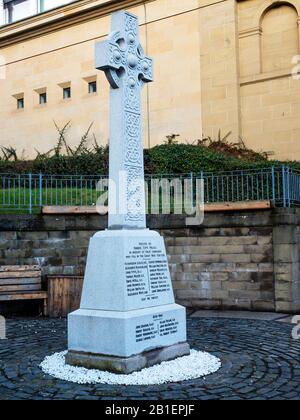 Dundee City Police war Memorial vom Sheriff Court in der West Bell Street Dundee Scotland Stockfoto