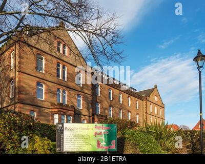 Dalgleish House Teil des Wohnumbaus der Regents Gardens der ehemaligen Dundee Royal Infirmary in Dundee Scotland Stockfoto