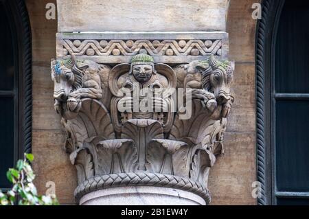 Greenwich Savings Bank in Midtown Manhattan in New York, USA. Jetzt heißt das Gebäude Haier Building. Denn Haier America kaufte es im Jahr 2000. Stockfoto