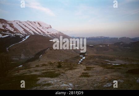 , Berg, Berge, Monte Vettore, Monti Sibillini, Nationalpark Monti Sibillini, Marche, Italien Stockfoto