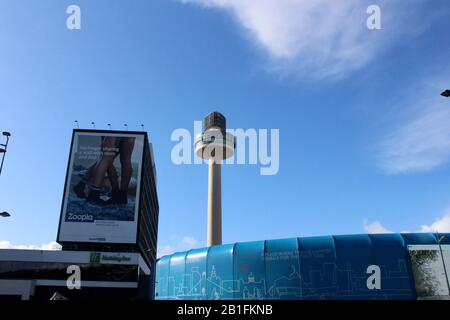 ST johns Beacon oder Radio City Tower in liverpool england am Clear Day UK Stockfoto