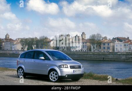 Audi A2 im Süden Frankreichs 2000 Stockfoto