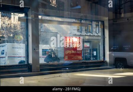 Freie Immobilien in der Flatiron-Nachbarschaft von New York am Mittwoch, 19. Februar 2020. (© Richard B. Levine) Stockfoto