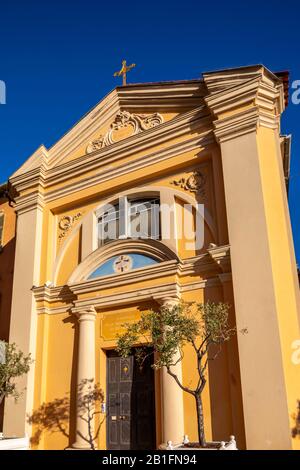 Kapelle Der Heiligen Dreifaltigkeit und des Heiligen Schustens von Nizza, Nizza, Südfrankreich, Stockfoto