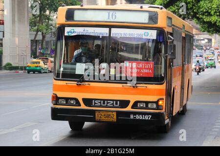 Ein Bangkok Bus Stockfoto