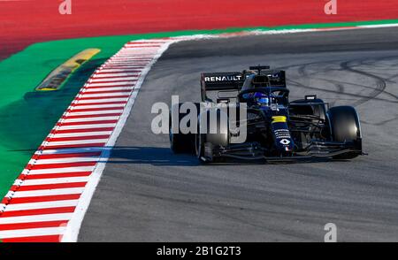 Circuit de Barcelona-Catalunya in Montmelo Spanien 20.2.2020, Formel-1-Vorsaisontests, Daniel Ricciardo (aus), Renault F1 Stockfoto