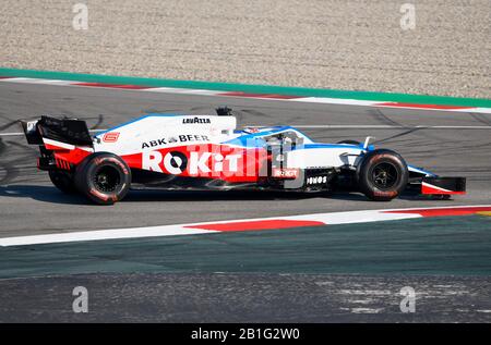 Circuit de Barcelona-Catalunya in Montmelo Spanien 20.2.2020, Formel-1-Vorsaisontests, Nicholas Latifi (CAN), Williams Stockfoto