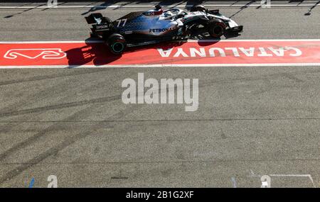 Circuit de Barcelona-Catalunya in Montmelo Spanien 20.2.2020, Formel-1-Vorsaisontests, Valteri Bottas (FIN), Mercedes AMG Petronas Stockfoto