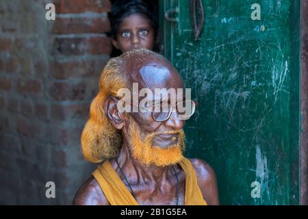 Das Bild des Menschen in Purulia, Westbengalen, Indien, Asien Stockfoto