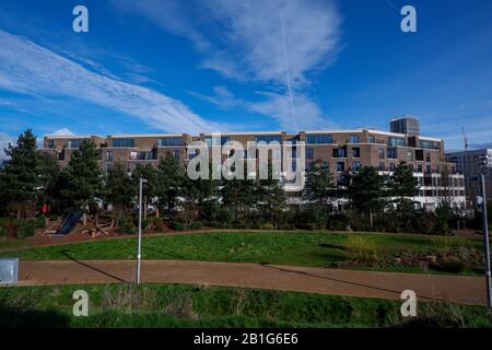 Chobham Manor Housing Development, E20, Stratford, London Uk Stockfoto