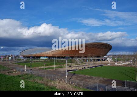 Lee VALLEY VELOPARK/Velodrome, Queen Elizabeth Olympic Park, London, England, Großbritannien, Europa. Stockfoto